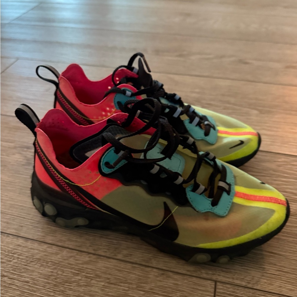 Nike Neon Pink and Black Sneakers